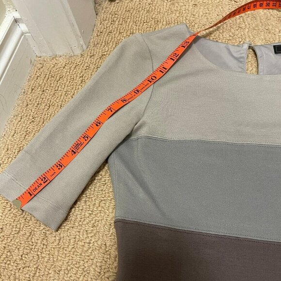 BCBGMAXAZRIA Kelly Ann Colorblock Bodycon Dress Grey – XS - Picture 15 of 16
